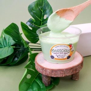 Mooscious Natural Homemade Greek Yogurt Greentea