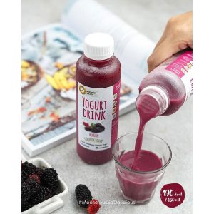 Mooscious Yogurt Drink Mulberry - Minuman Probiotik Alami - Normal