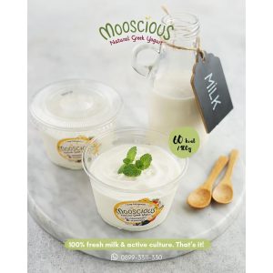 Mooscious Natural Greek Yogurt Original Plain No Sugar