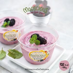 Mooscious Natural Greek Yogurt Mulberry