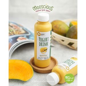 Mooscious Yogurt Drink Mango 250 ml - Minuman Probiotik Alami